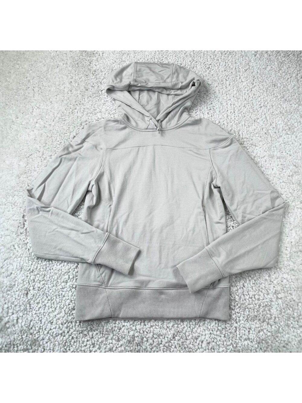 Ibex Hero Hoodie Light Silver Gray Womens XS FLAWS